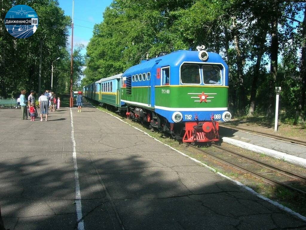 Хабаровск детская железная дорога карта