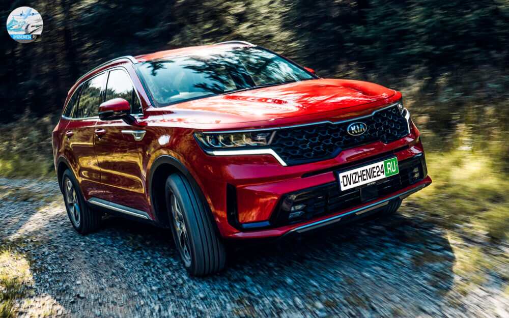 Kia Sorento 2021 красный